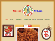 Tablet Screenshot of eastsidemariosusa.com